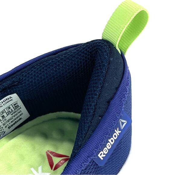 Reebok Memory Tech Massage Sneakers/Flats Size 8.5 Nave Blue Fabric Walking Shoe - Picture 5 of 15